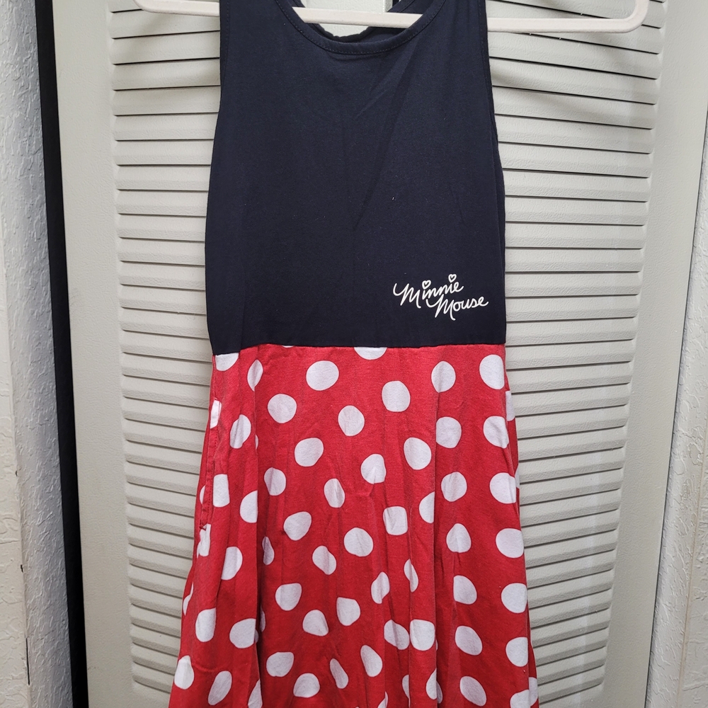Disney Minnie Mouse Print Tank Dress Small